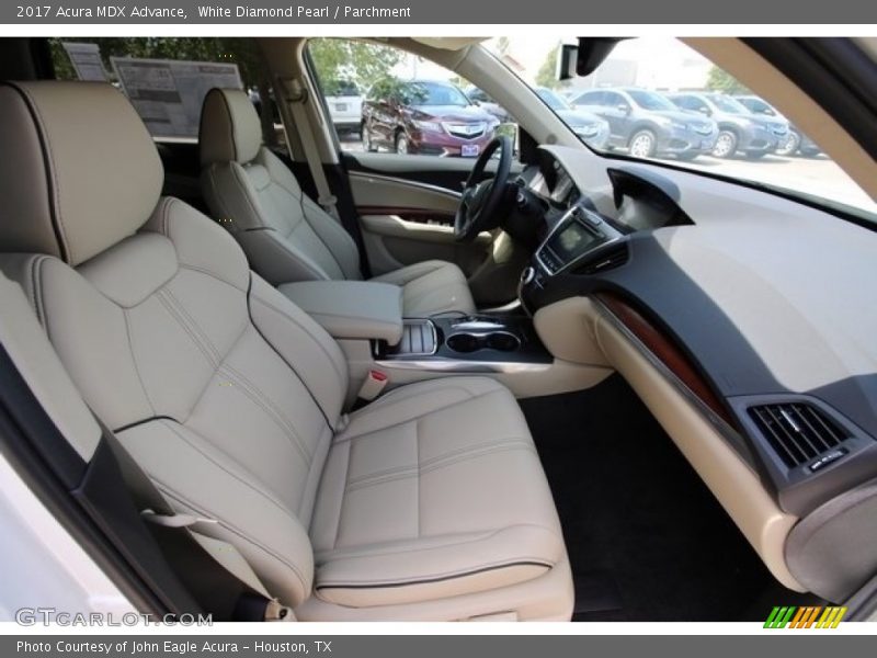 White Diamond Pearl / Parchment 2017 Acura MDX Advance
