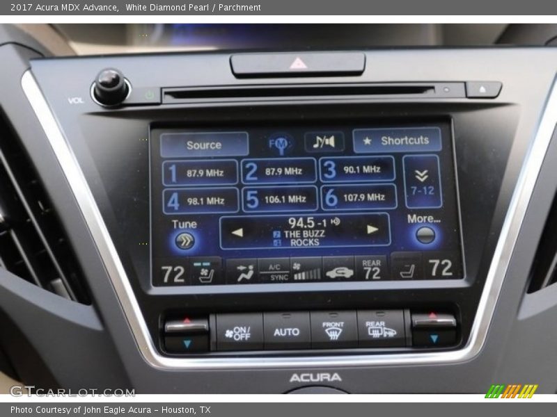 White Diamond Pearl / Parchment 2017 Acura MDX Advance