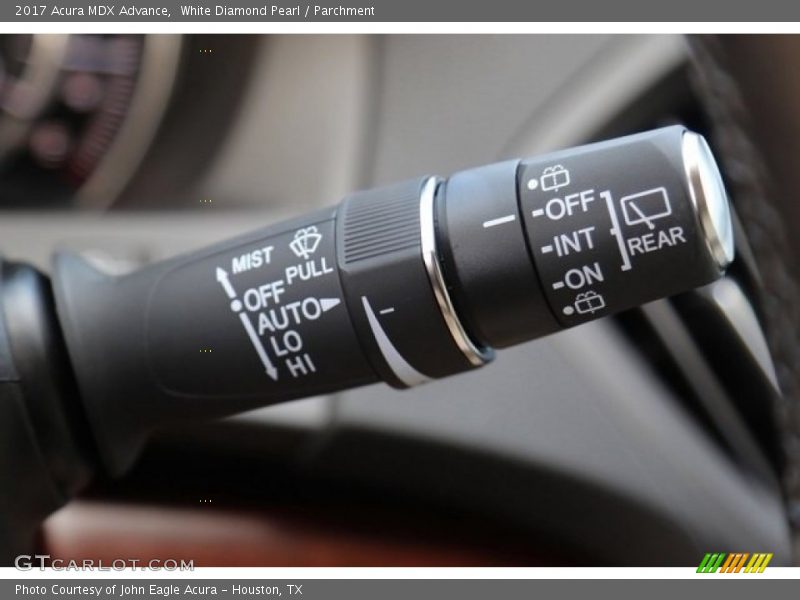 White Diamond Pearl / Parchment 2017 Acura MDX Advance