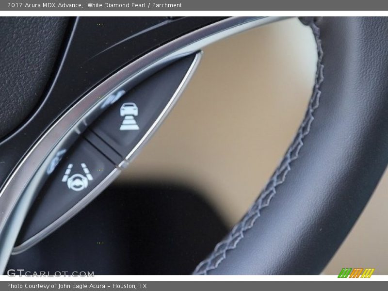 White Diamond Pearl / Parchment 2017 Acura MDX Advance