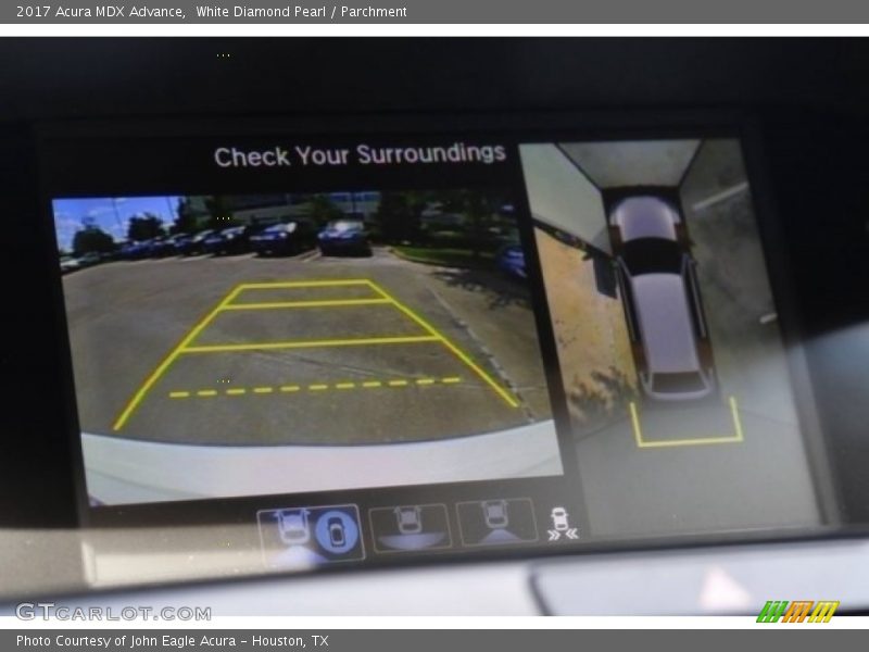 White Diamond Pearl / Parchment 2017 Acura MDX Advance