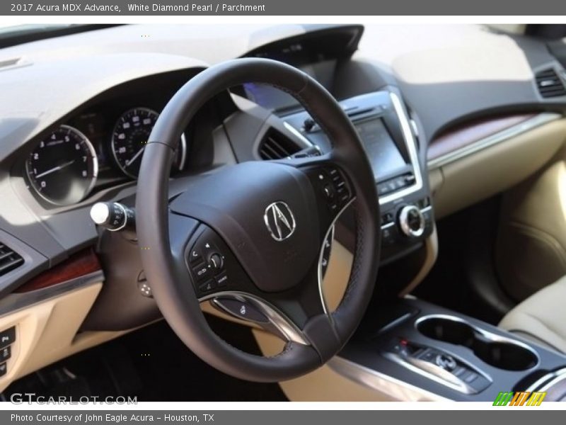 White Diamond Pearl / Parchment 2017 Acura MDX Advance