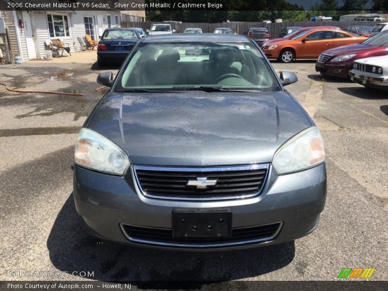 Silver Green Metallic / Cashmere Beige 2006 Chevrolet Malibu LT V6 Sedan