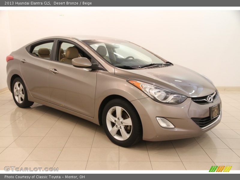 Desert Bronze / Beige 2013 Hyundai Elantra GLS