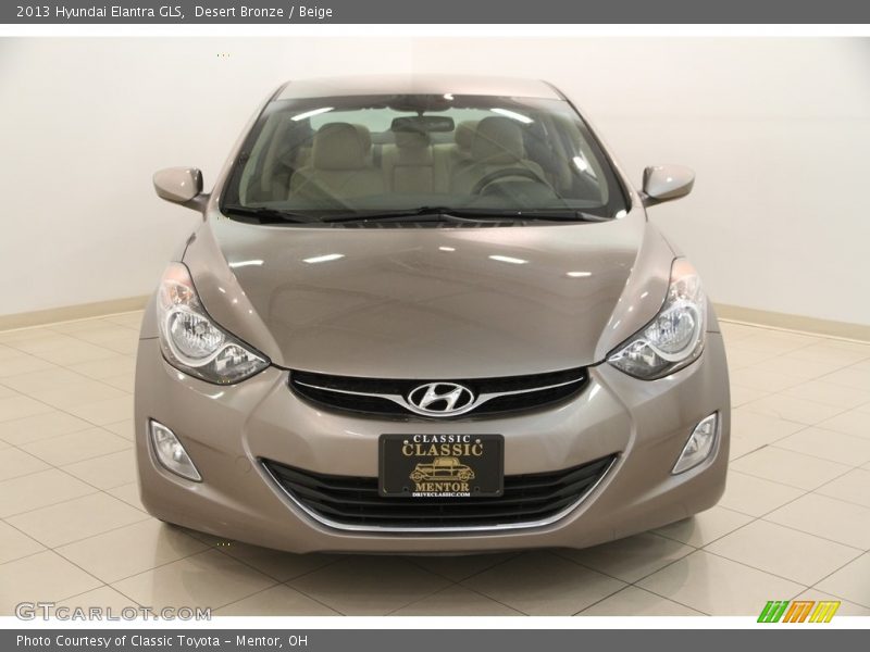 Desert Bronze / Beige 2013 Hyundai Elantra GLS