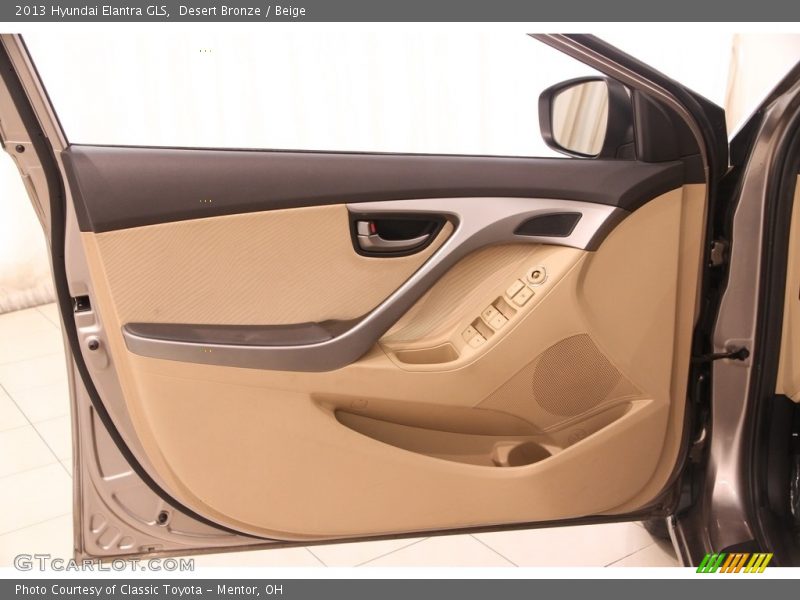 Desert Bronze / Beige 2013 Hyundai Elantra GLS