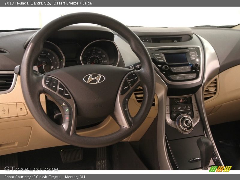 Desert Bronze / Beige 2013 Hyundai Elantra GLS