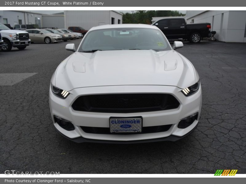White Platinum / Ebony 2017 Ford Mustang GT Coupe