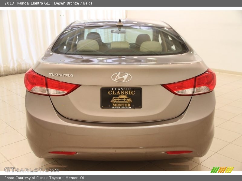 Desert Bronze / Beige 2013 Hyundai Elantra GLS
