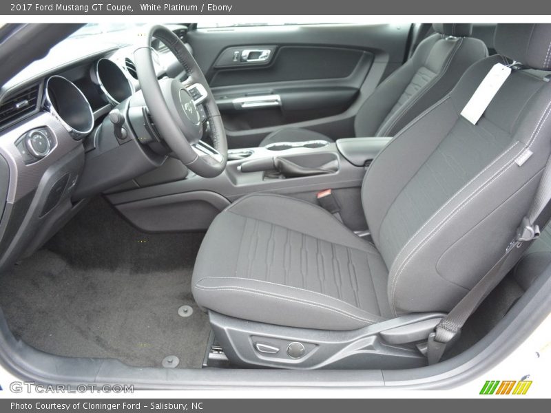 White Platinum / Ebony 2017 Ford Mustang GT Coupe
