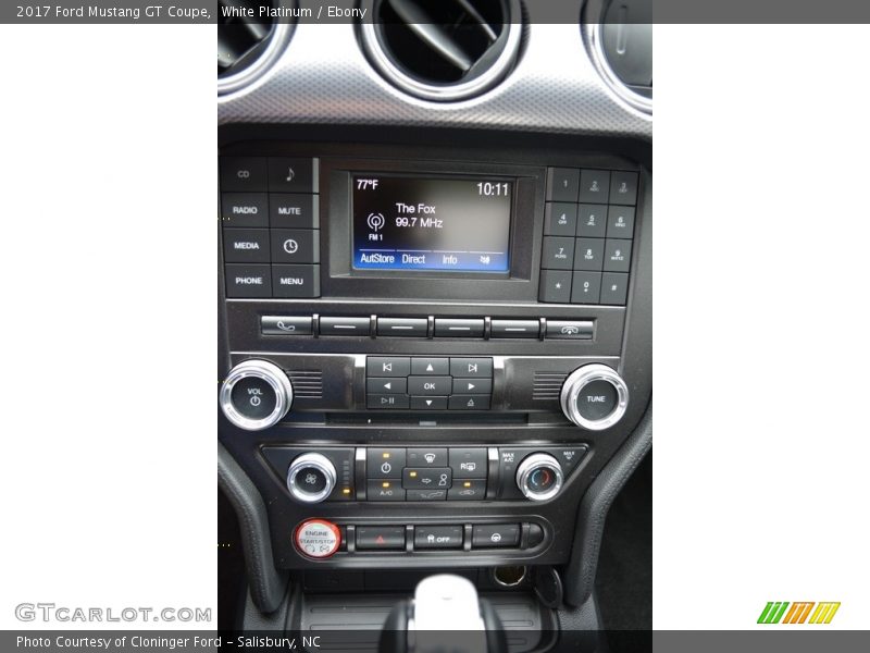 White Platinum / Ebony 2017 Ford Mustang GT Coupe