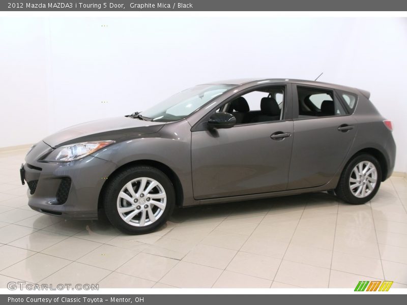 Graphite Mica / Black 2012 Mazda MAZDA3 i Touring 5 Door