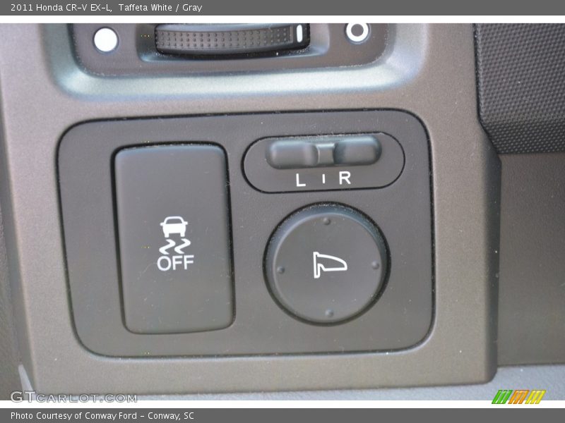 Taffeta White / Gray 2011 Honda CR-V EX-L