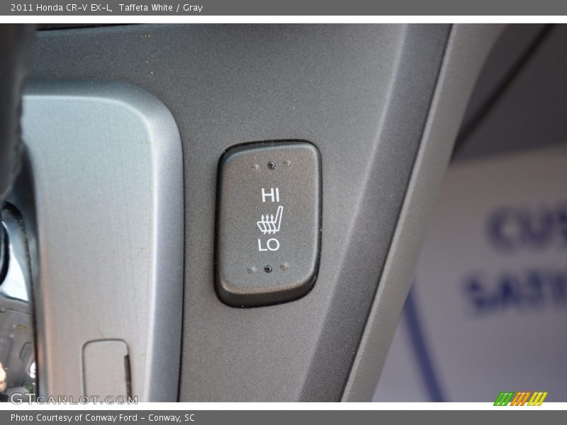 Taffeta White / Gray 2011 Honda CR-V EX-L