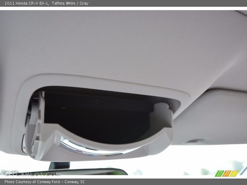 Taffeta White / Gray 2011 Honda CR-V EX-L