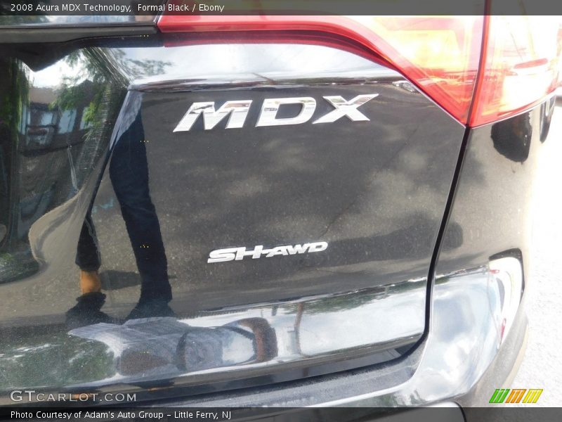 Formal Black / Ebony 2008 Acura MDX Technology