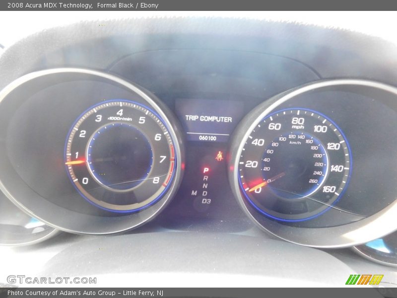 Formal Black / Ebony 2008 Acura MDX Technology