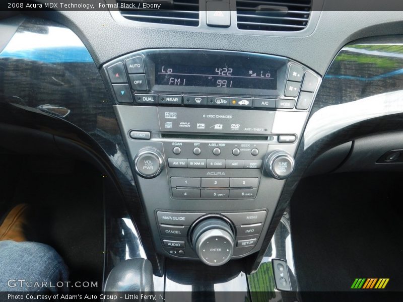 Formal Black / Ebony 2008 Acura MDX Technology