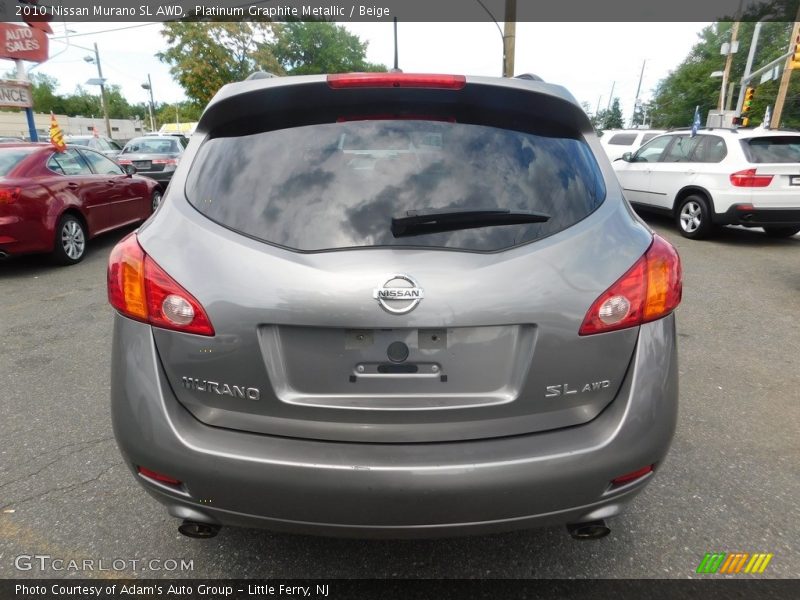 Platinum Graphite Metallic / Beige 2010 Nissan Murano SL AWD