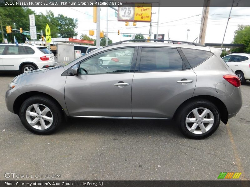 Platinum Graphite Metallic / Beige 2010 Nissan Murano SL AWD