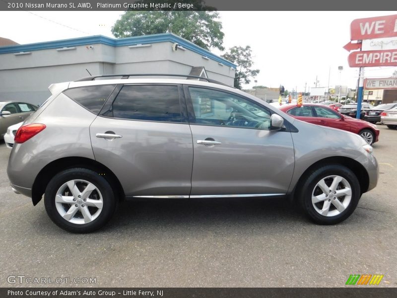 Platinum Graphite Metallic / Beige 2010 Nissan Murano SL AWD