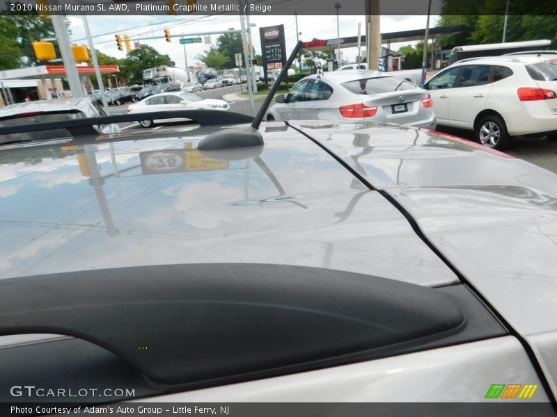 Platinum Graphite Metallic / Beige 2010 Nissan Murano SL AWD