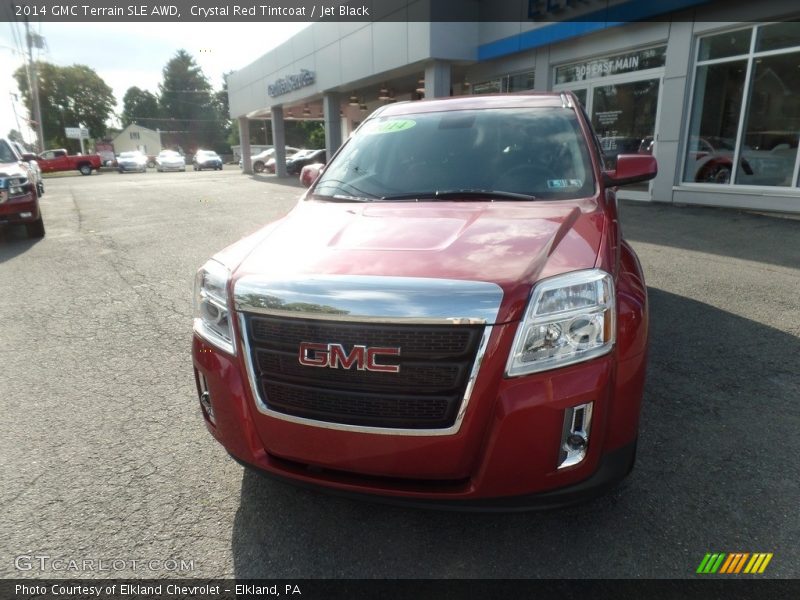 Crystal Red Tintcoat / Jet Black 2014 GMC Terrain SLE AWD