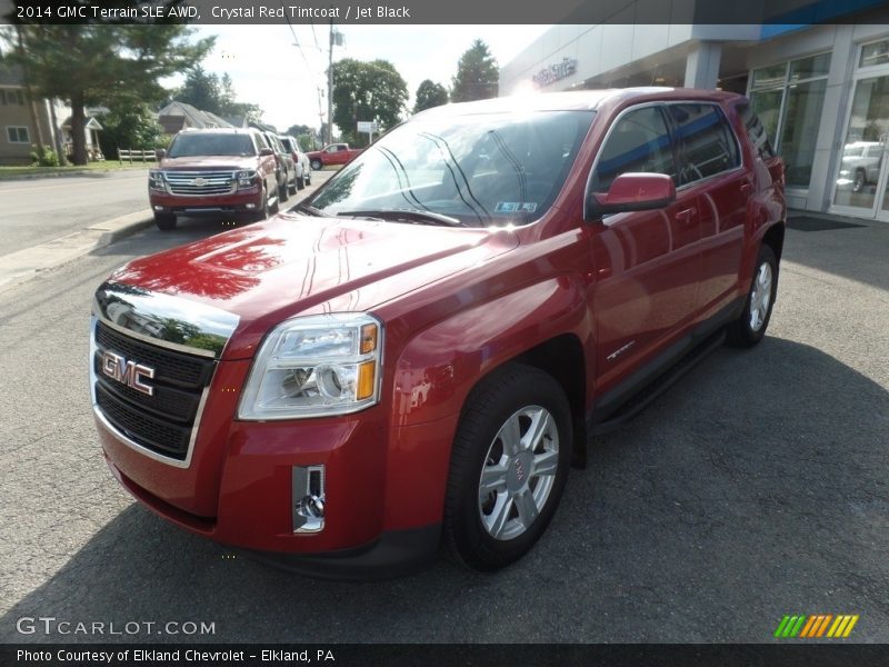 Crystal Red Tintcoat / Jet Black 2014 GMC Terrain SLE AWD