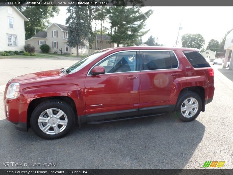 Crystal Red Tintcoat / Jet Black 2014 GMC Terrain SLE AWD