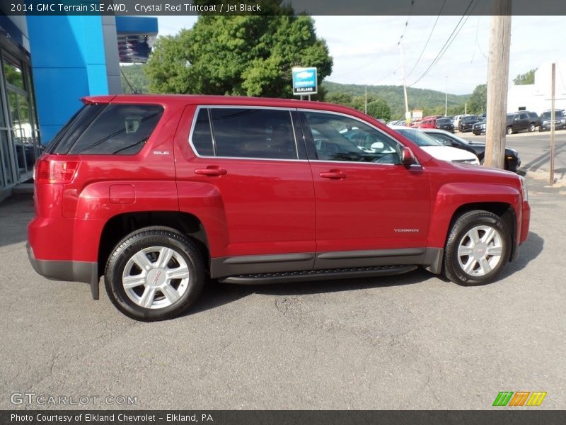 Crystal Red Tintcoat / Jet Black 2014 GMC Terrain SLE AWD