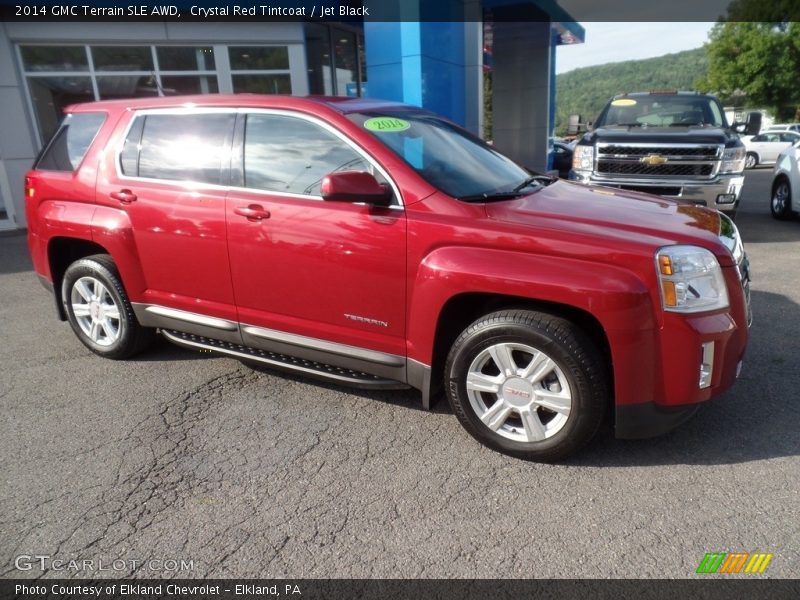 Crystal Red Tintcoat / Jet Black 2014 GMC Terrain SLE AWD