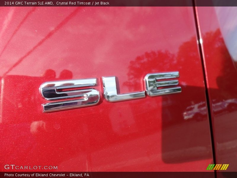 Crystal Red Tintcoat / Jet Black 2014 GMC Terrain SLE AWD