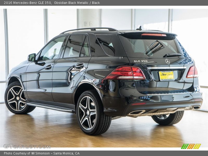 Obsidian Black Metallic / Black 2016 Mercedes-Benz GLE 350