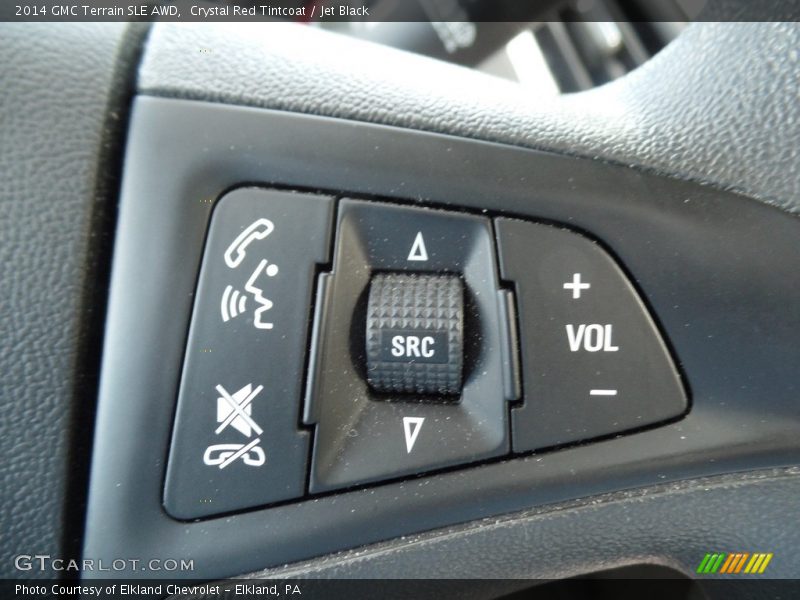 Crystal Red Tintcoat / Jet Black 2014 GMC Terrain SLE AWD