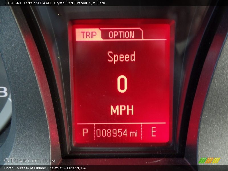 Crystal Red Tintcoat / Jet Black 2014 GMC Terrain SLE AWD