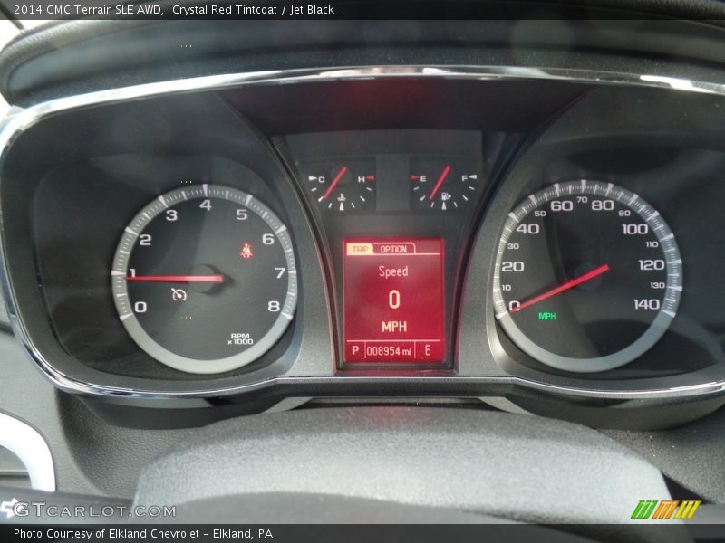Crystal Red Tintcoat / Jet Black 2014 GMC Terrain SLE AWD