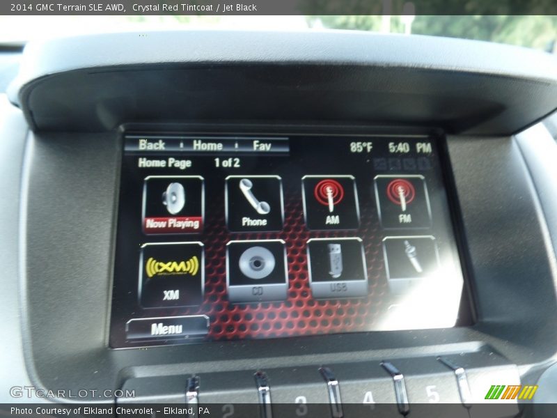 Crystal Red Tintcoat / Jet Black 2014 GMC Terrain SLE AWD