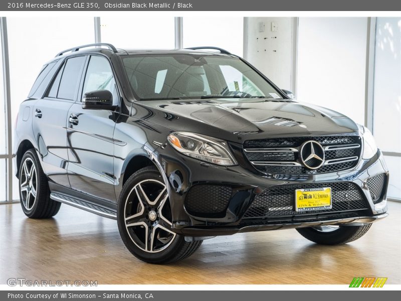 Obsidian Black Metallic / Black 2016 Mercedes-Benz GLE 350