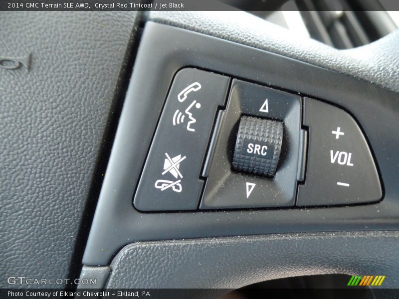 Crystal Red Tintcoat / Jet Black 2014 GMC Terrain SLE AWD