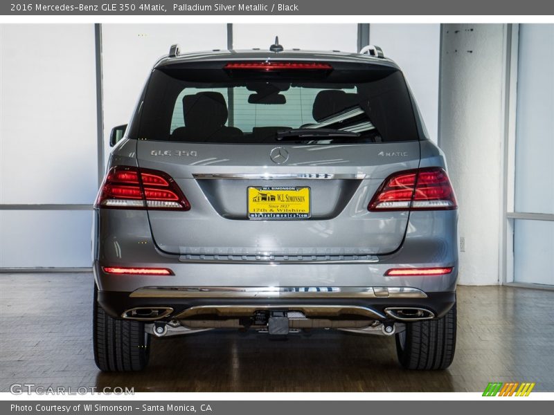 Palladium Silver Metallic / Black 2016 Mercedes-Benz GLE 350 4Matic