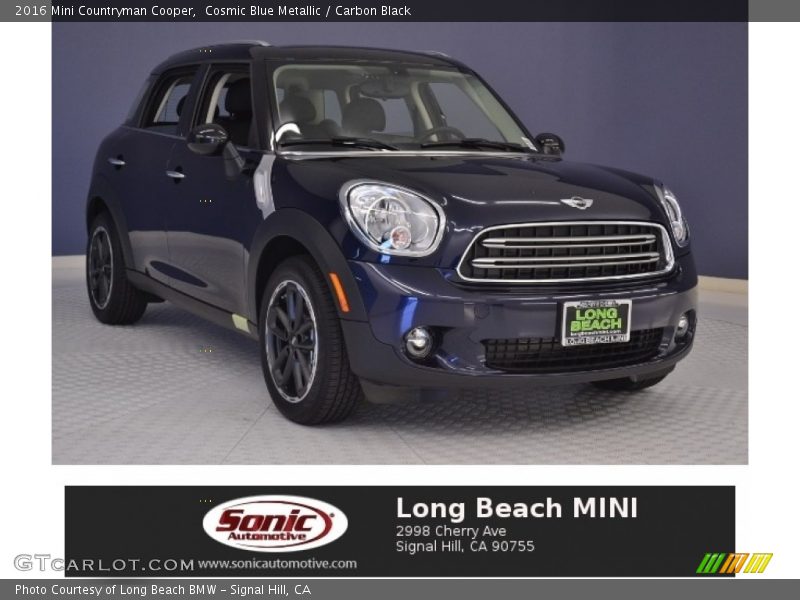 Cosmic Blue Metallic / Carbon Black 2016 Mini Countryman Cooper