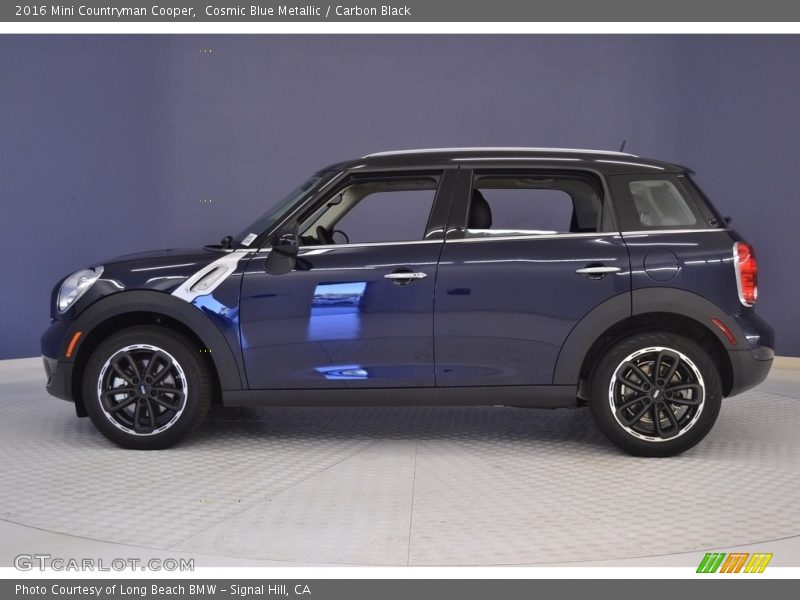 Cosmic Blue Metallic / Carbon Black 2016 Mini Countryman Cooper