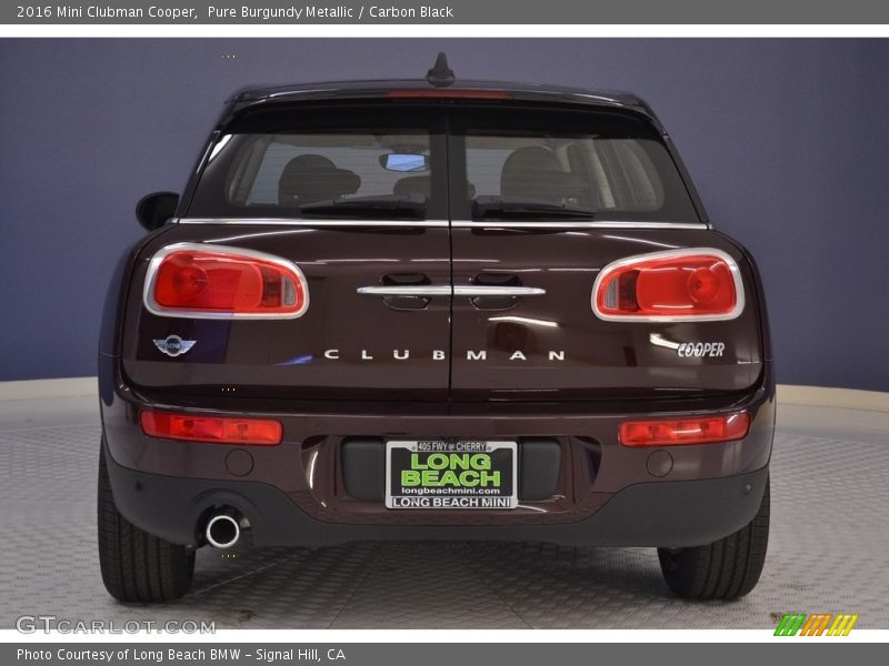 Pure Burgundy Metallic / Carbon Black 2016 Mini Clubman Cooper