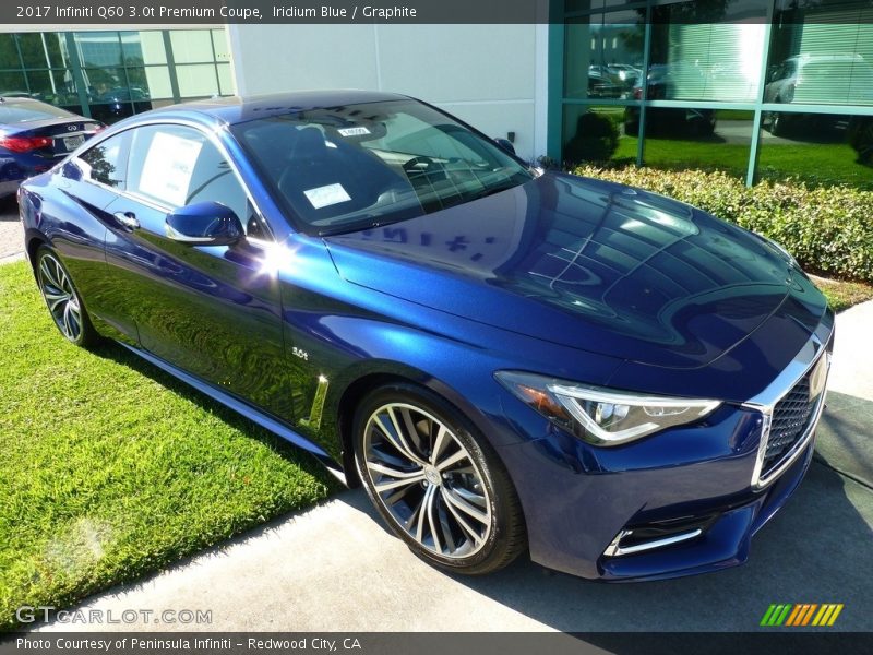Front 3/4 View of 2017 Q60 3.0t Premium Coupe
