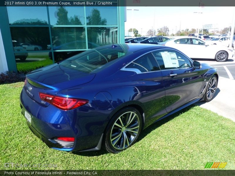 Iridium Blue / Graphite 2017 Infiniti Q60 3.0t Premium Coupe