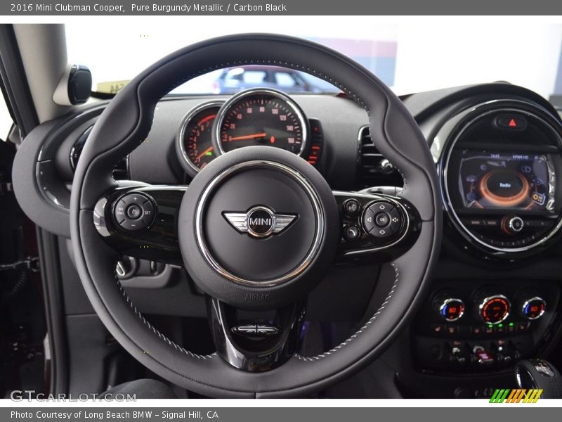 Pure Burgundy Metallic / Carbon Black 2016 Mini Clubman Cooper