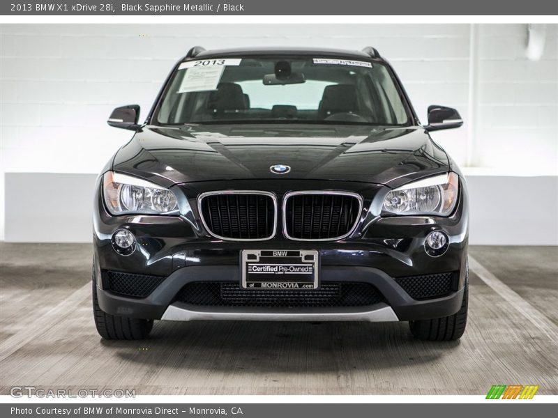 Black Sapphire Metallic / Black 2013 BMW X1 xDrive 28i
