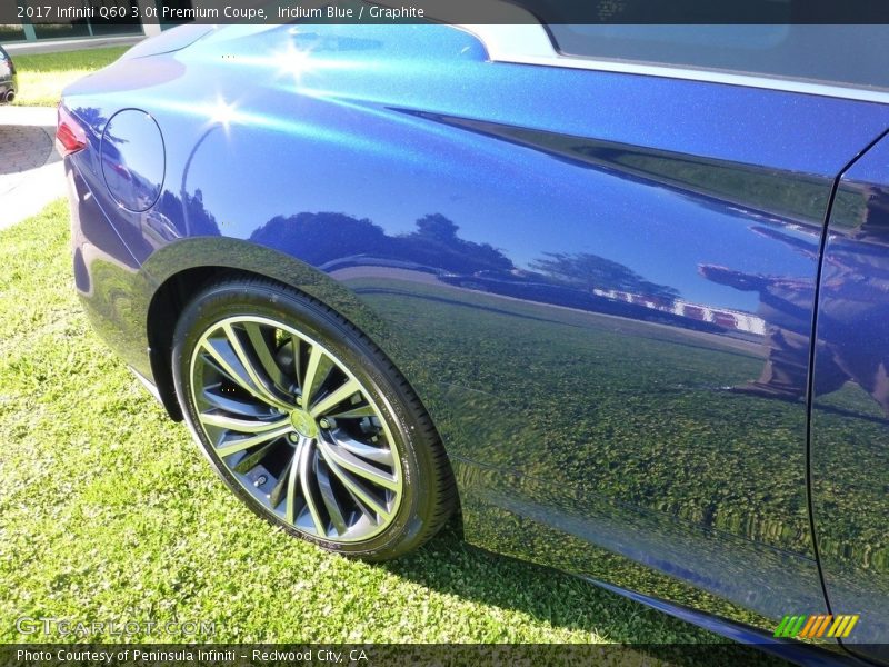 Iridium Blue / Graphite 2017 Infiniti Q60 3.0t Premium Coupe