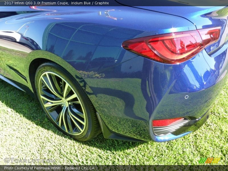 Iridium Blue / Graphite 2017 Infiniti Q60 3.0t Premium Coupe