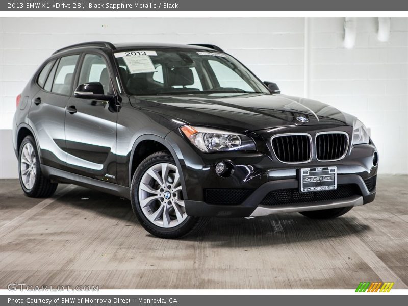 Black Sapphire Metallic / Black 2013 BMW X1 xDrive 28i